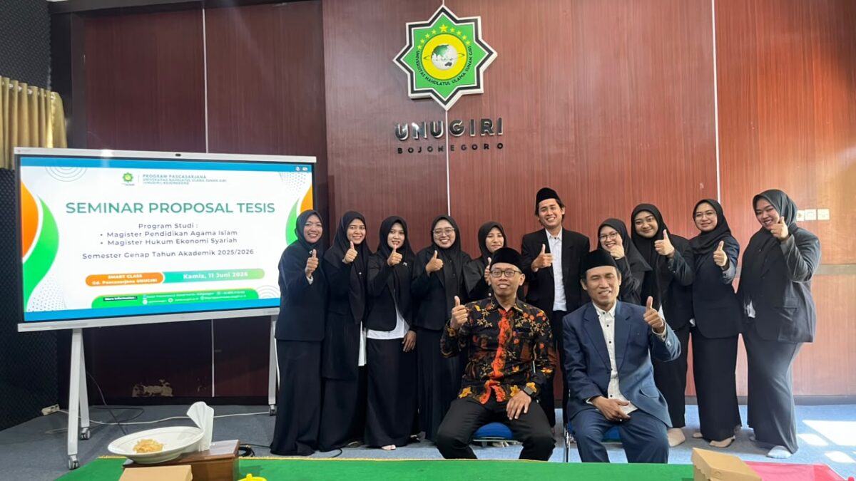 Pascasarjana UNUGIRI Selenggarakan Seminar Proposal Tesis Program Studi MPAI