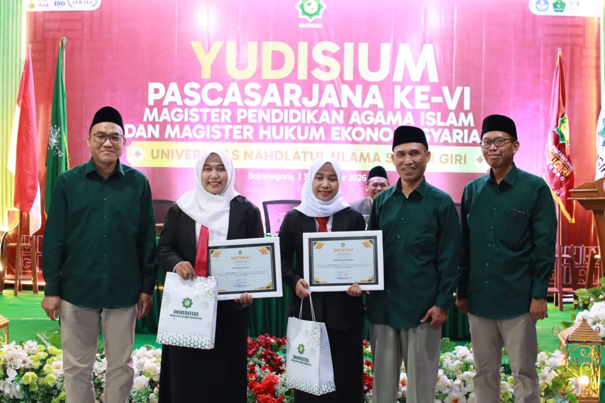Perjuangan Panjang Akhirnya Terbayar! Pascasarjana UNUGIRI Gelar Yudisium Semester Genap 2025/2026
